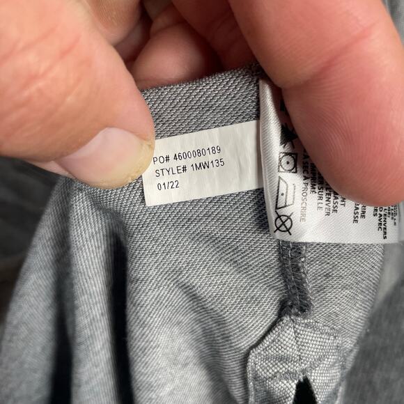 Travis Mathew Polo Shirt Men's XXL Gray Short Sleeve Golf Casual Stretch Active - Picture 9 of 11